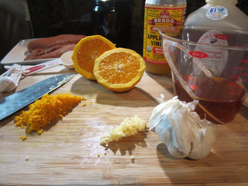 Orange Chicken with Spice Rub & Honey Garlic Sauce 2