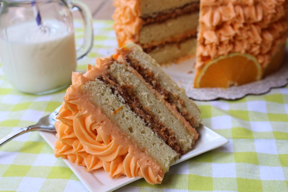 Orange Crunch Cake1