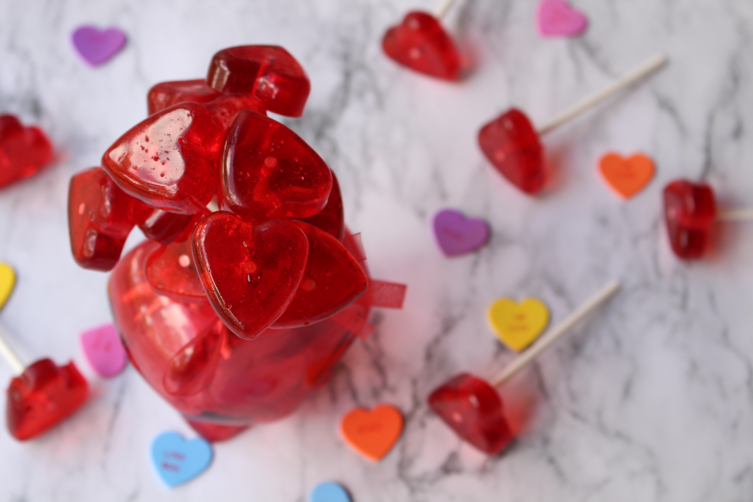 Homemade Cinnamon Heart Lollipops: Simple Ingredients 1