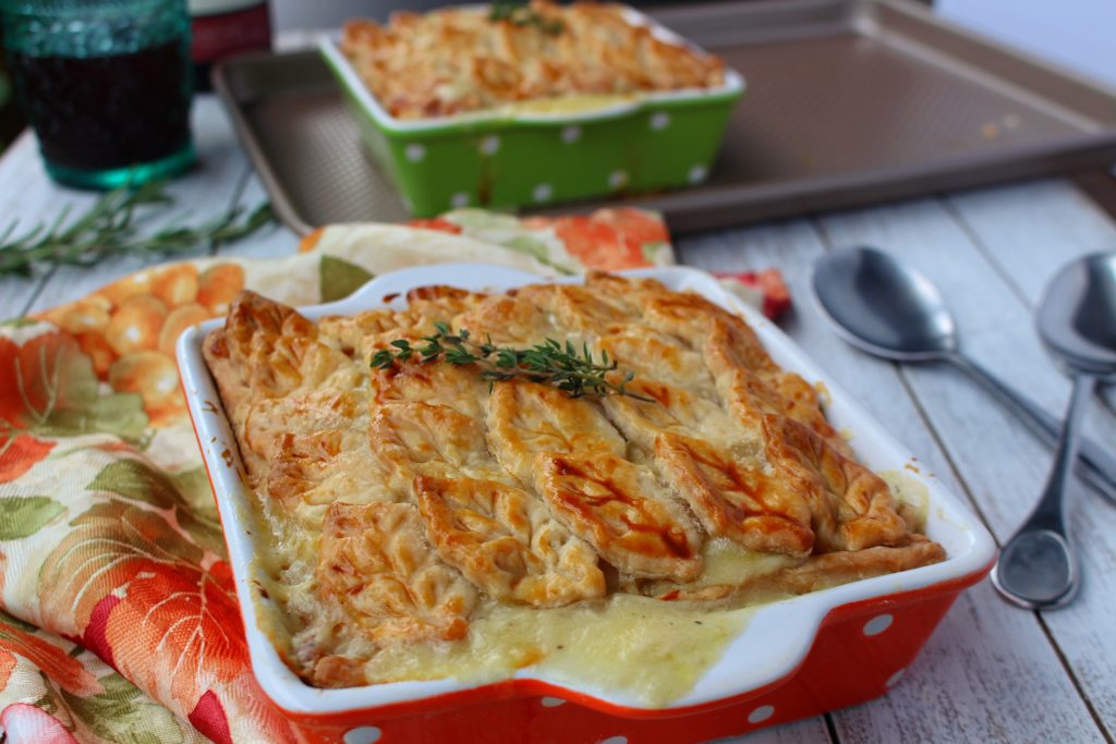 The Best Individual Chicken Pot Pies with Leaf Crust 4
