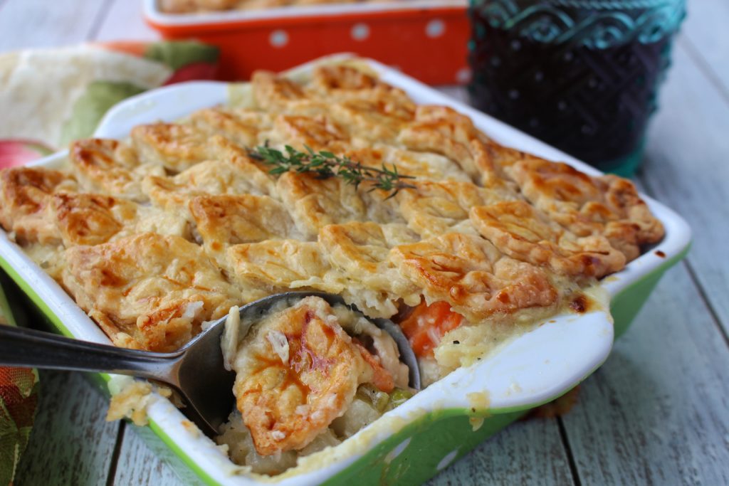 The Best Individual Chicken Pot Pies with Leaf Crust 10