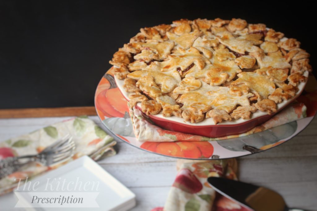 Apple Pie with Leaf Crust - The Kitchen Prescription