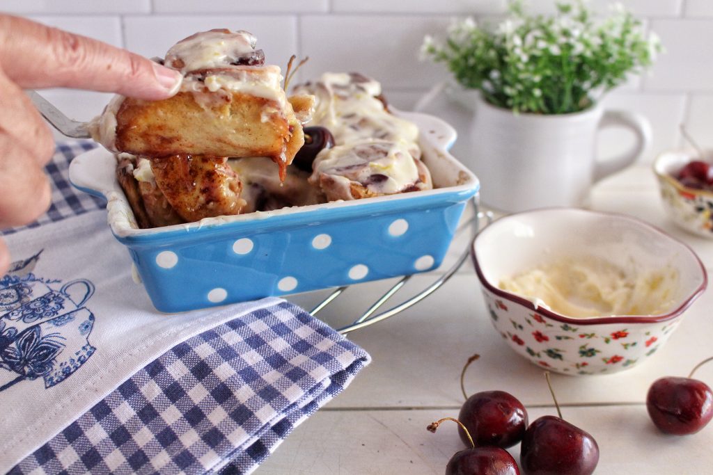 Small Batch Cinnamon Rolls: Cherry Filled: Quick & Delicious 15