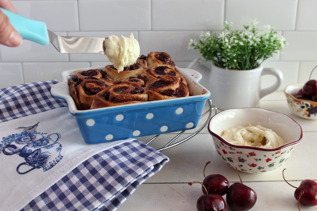 Small Batch Cinnamon Rolls: Cherry Filled: Quick & Delicious 14