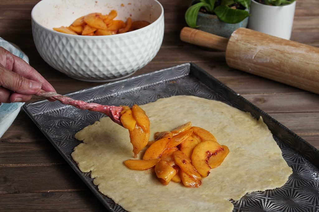 Easy Peach Galette: For Two 2