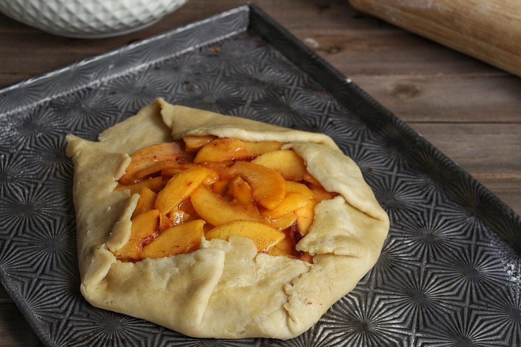 Easy Peach Galette: For Two 3