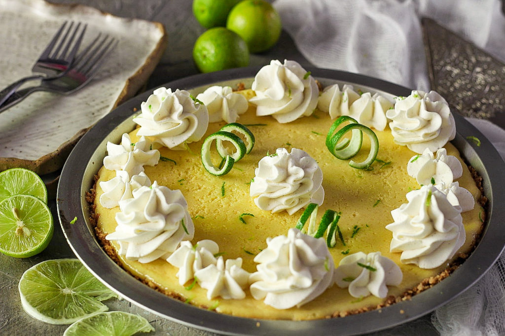 Key Lime Pie with Pretzel Crust
